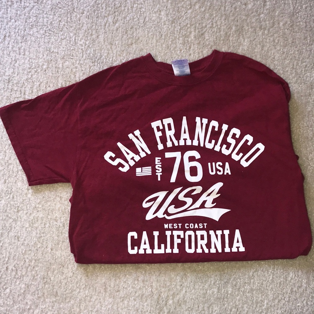 Red San Francisco Tee